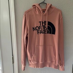 The North Face Peach color Hoodie for men, size medium, great condition